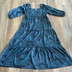 Soma Blue Floral Maxi Dress
